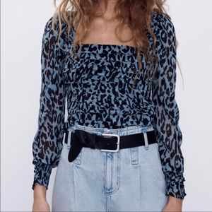 Zara Ruched Crop Top